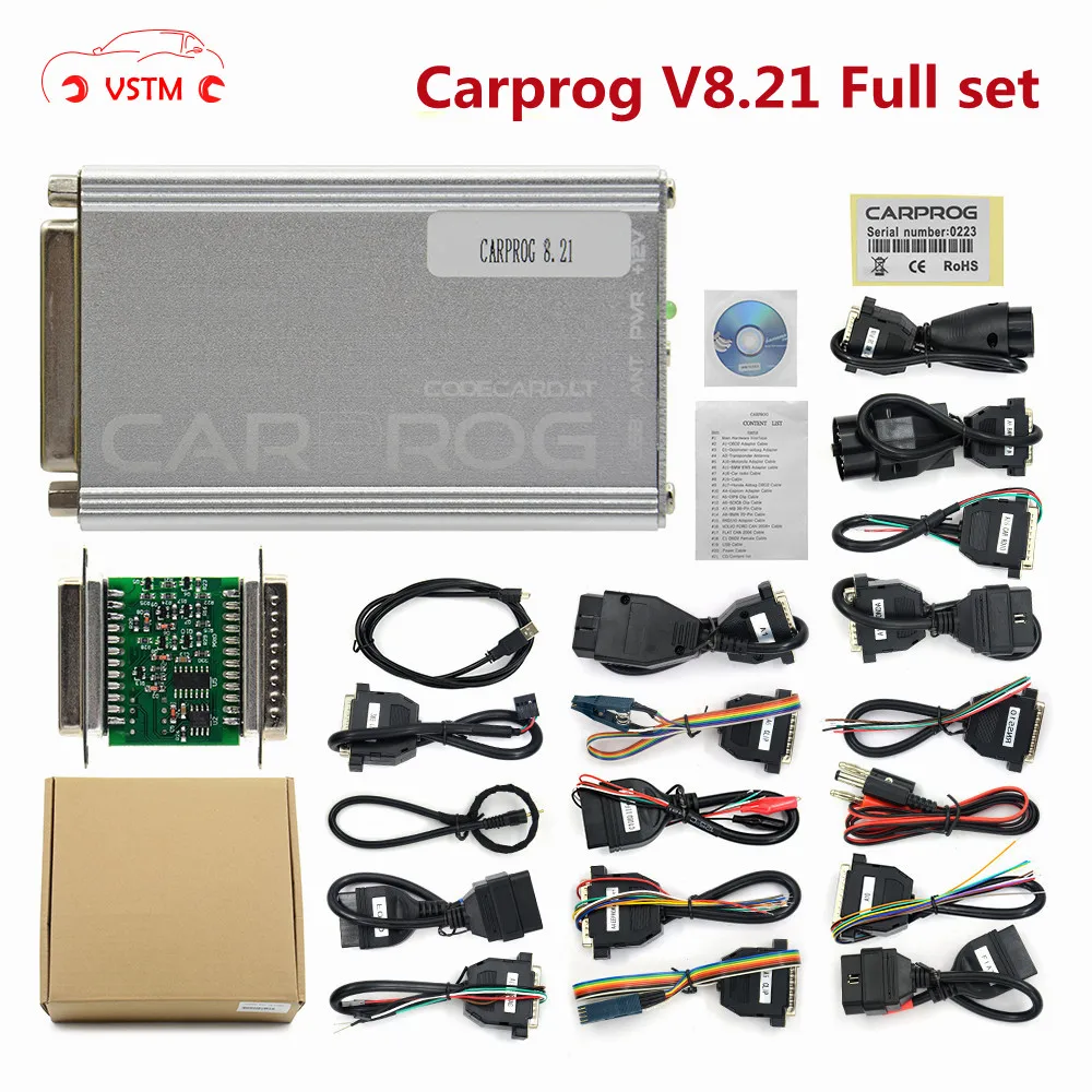 Carprog V8.21 с генератором ключей онлайн Программирование автомобиля Prog 8 21 и V10.05