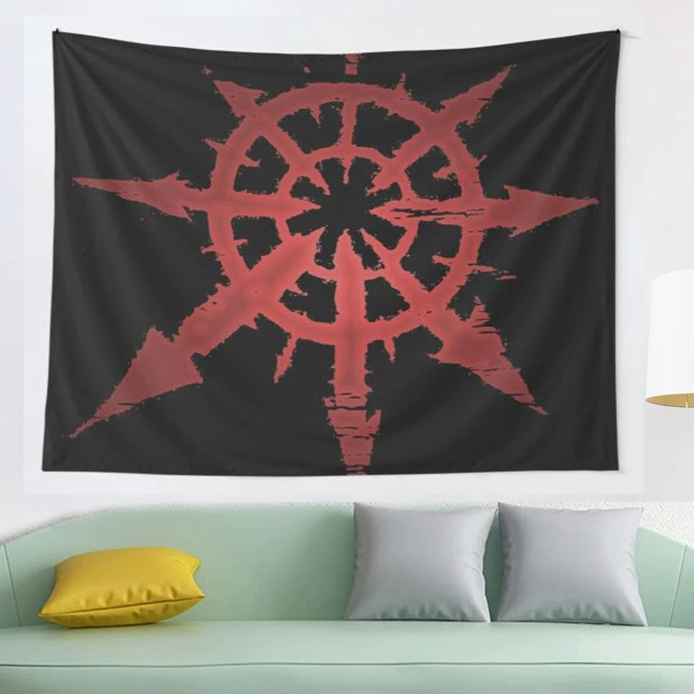 

Star of Chaos Tapestry More Size Home Living Room Bedroom Decorative Wall Blanket