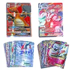 20 шт. французскаяанглийская версия карт Pokemon V GX MEGA TAG команда EX Боевая карта детская игрушка