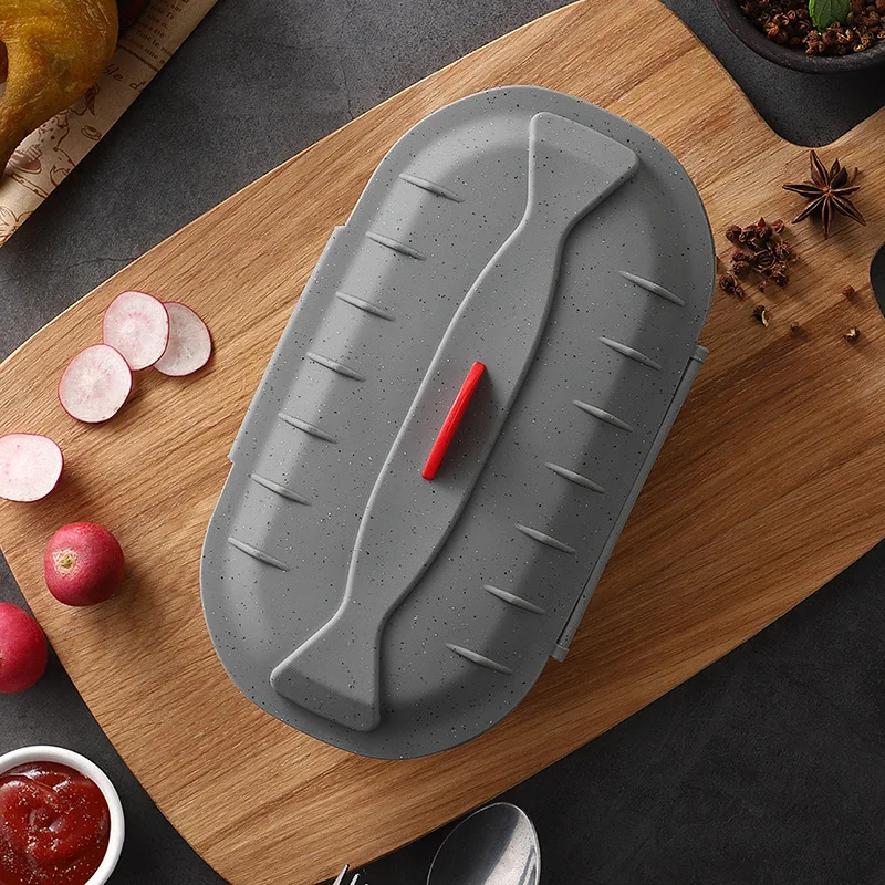 Новый Продукт Пищевой Силикон на пару миска для рыбы жареная курица