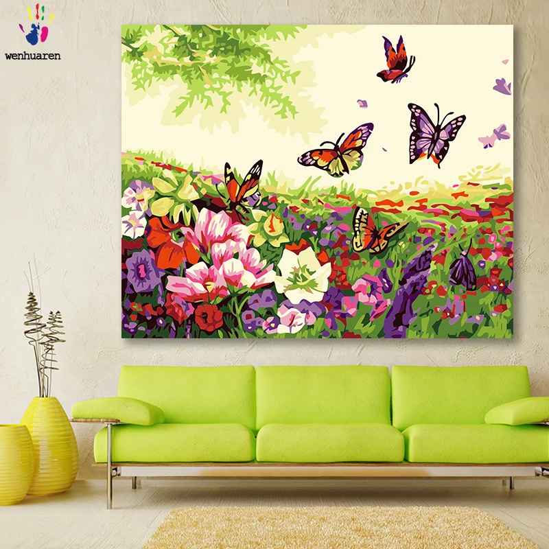 Сделай Сам картинки для раскраски по номерам с цветами цветок морская бабочка