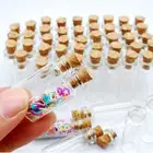 10 шт., 1*2,8 см, маленькая стеклянная бутылка