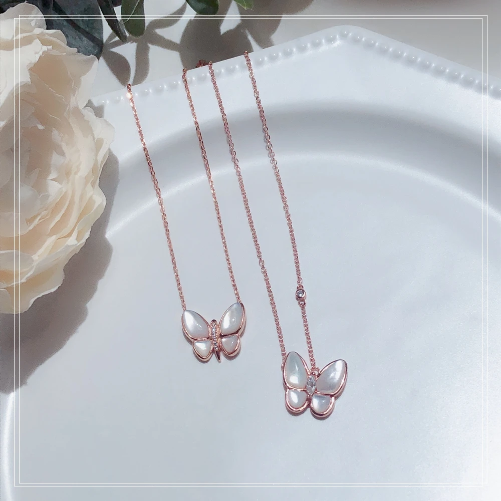 Новинка 2021 ожерелье с бабочкой Fritillaria Женская фея темперамент высокое качество