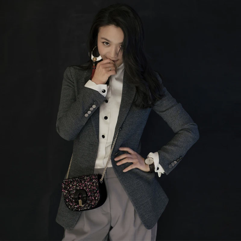 

Шерстяное пальто для женщин на осень и зиму