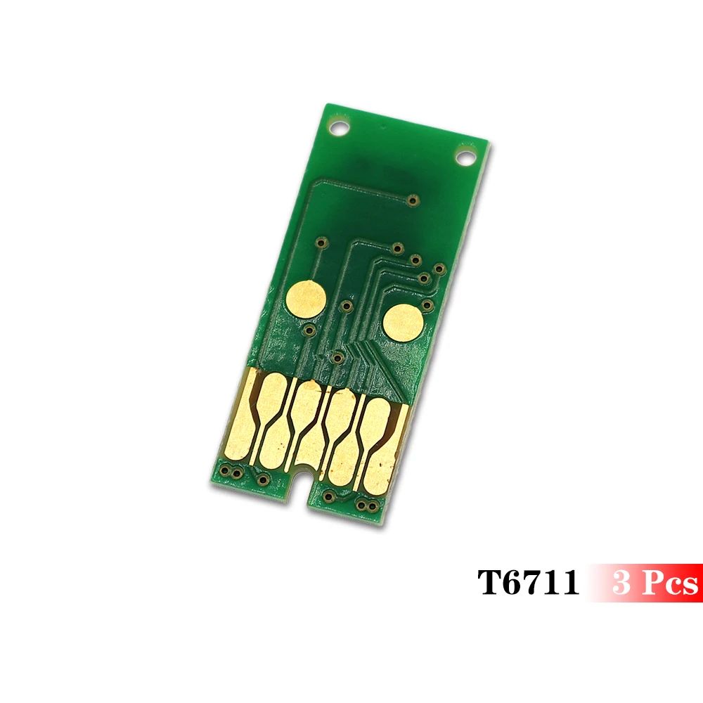 

3pcs T6711 Waste tank chip T6711 Maintenance Tank Chip For Epson WorkForce Pro WF-7210 WF-7710 WF-7720 WF-7610 WF-7620 Printer