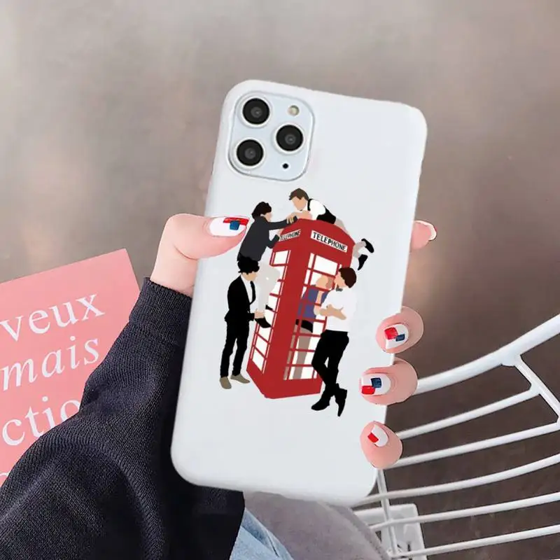 

One Direction band Louis Tomlinson luxury Phone Case Candy Color for iPhone 6 7 8 11 12 s mini pro X XS XR MAX Plus
