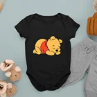 Комбинезон для новорожденных с изображением Винни-Пуха, в стиле хипстера, в стиле хип-хоп