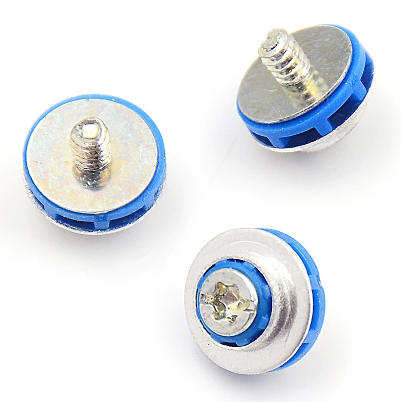 

Hot 4pcs Blue Screws For HP 3.5 D DC7800 DC7900 8000 8100 Z400 Z600 Screws Isolation Grommet 450712-001 Mute Mounting