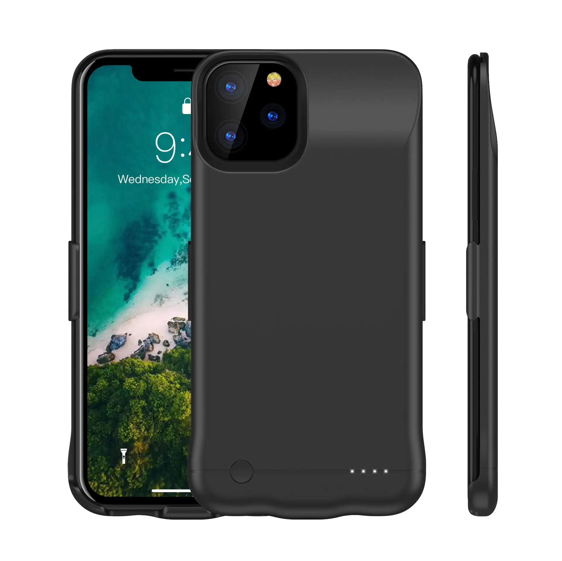 Тонкая батарея, зарядное устройство, чехлы для iPhone 11 Pro Max, внешний блок питания, чехол для iPhone 11, задняя крышка для аккумулятора, чехол для зарядки