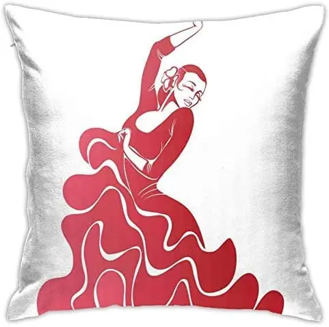 

Pooizsdzzz Personalized Abraction Fmenco dy Performing Hiorical Figures On Age Passion Illuration Decorative Pillow Cover