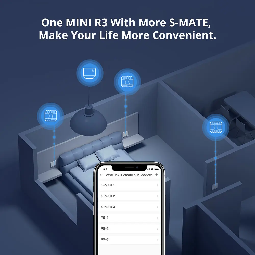Умный выключатель SONOFF MINI R3 16 А с поддержкой Wi-Fi и Bluetooth | Строительство ремонт
