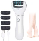 Электрическая шлифовальная машина для ног, с зарядкой от USB, пилка для пяток, средство для отшелушивания кожи Педикюр, инструмент для ухода за ногами, Шлифовальная Пилка Для омертвевшей кожи