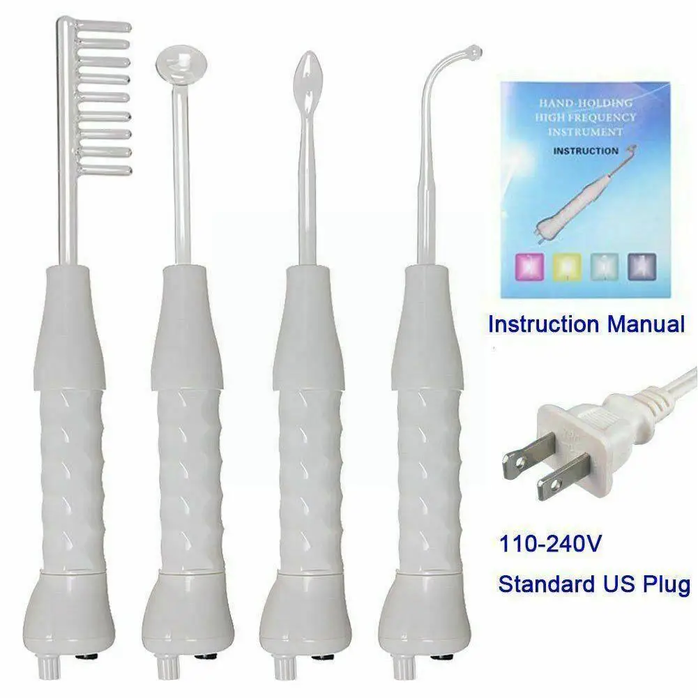 

High Frequency Machine Electrotherapy Wand Glass Tube Clean Tightening Remove Circles Dark Device Face Skin Wrincel Tool U2x4