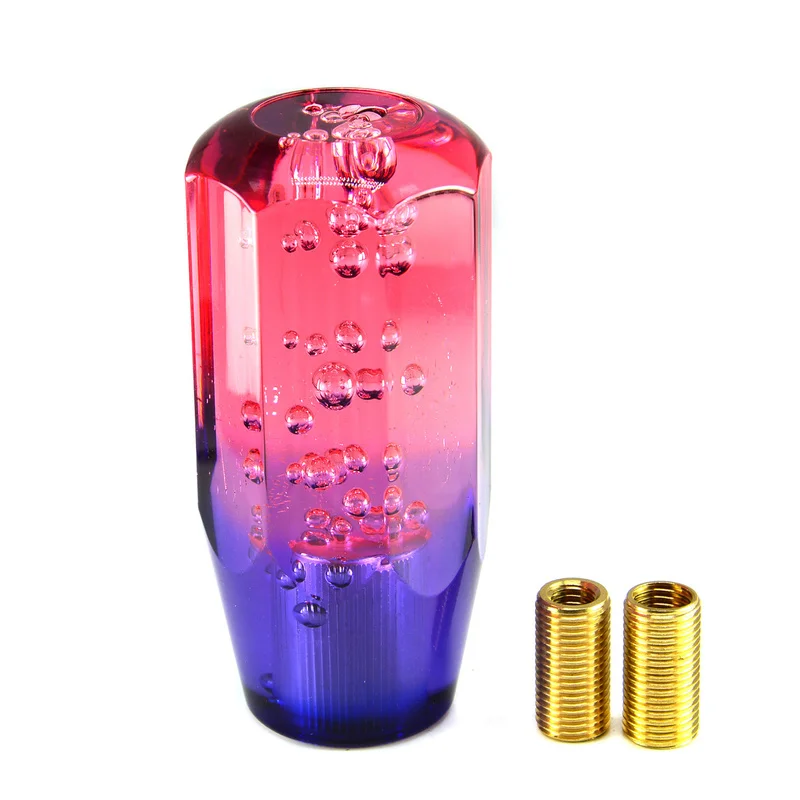 Ручка переключения передач автомобильная рычаг с прозрачными пузырьками