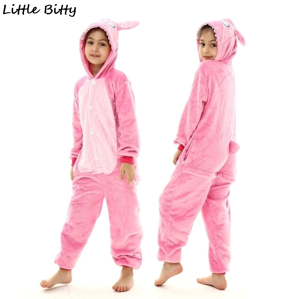 Детская Пижама-кигуруми в виде животных панда тигр динозавр |