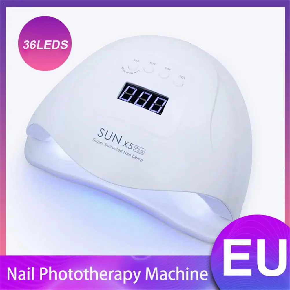 

X5 Plus 80W UV LED Nail Lamp Nail Dryer Double UV lamp to cure UV Gel Nail Polish With Smart Sensor Lamp Timer For Nail