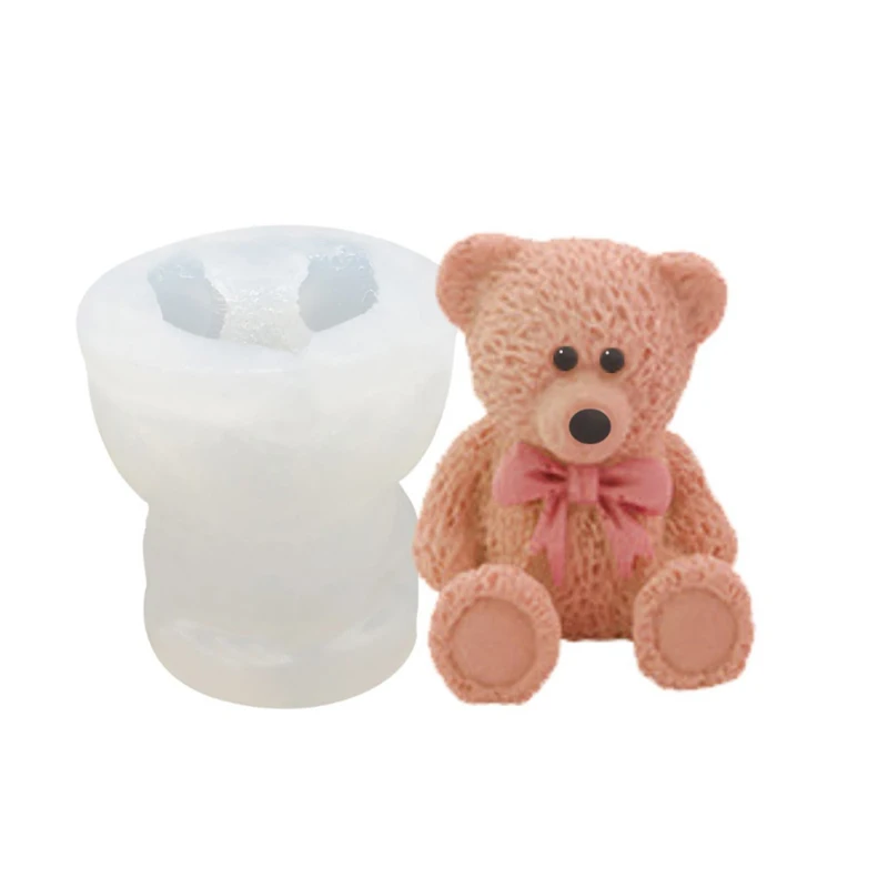 Transparent Silicone Epoxy Resin Molds Geometry Bear Rabbit Mould Animal Ice Cream Mold Decoration Tool | Дом и сад