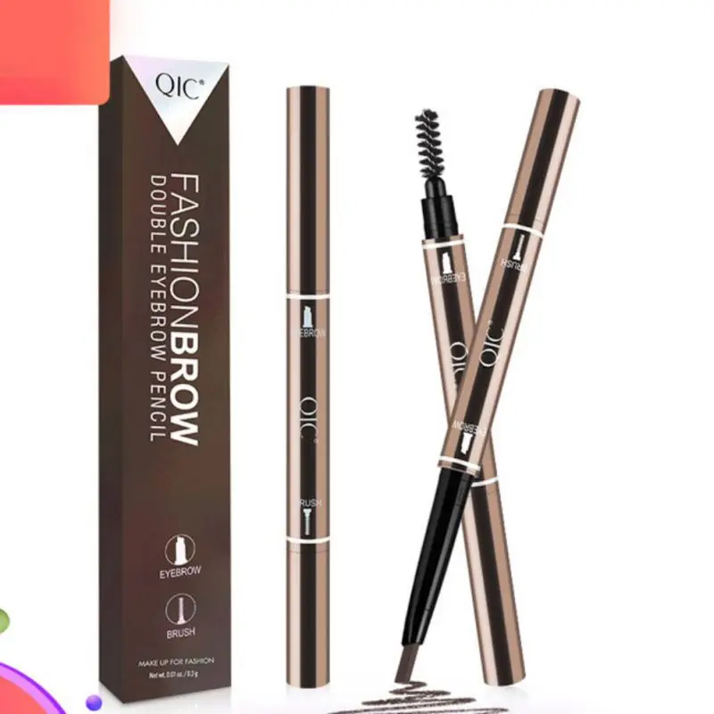 Двусторонняя подводка для бровей начинающих Водостойкая Подводка глаз легко