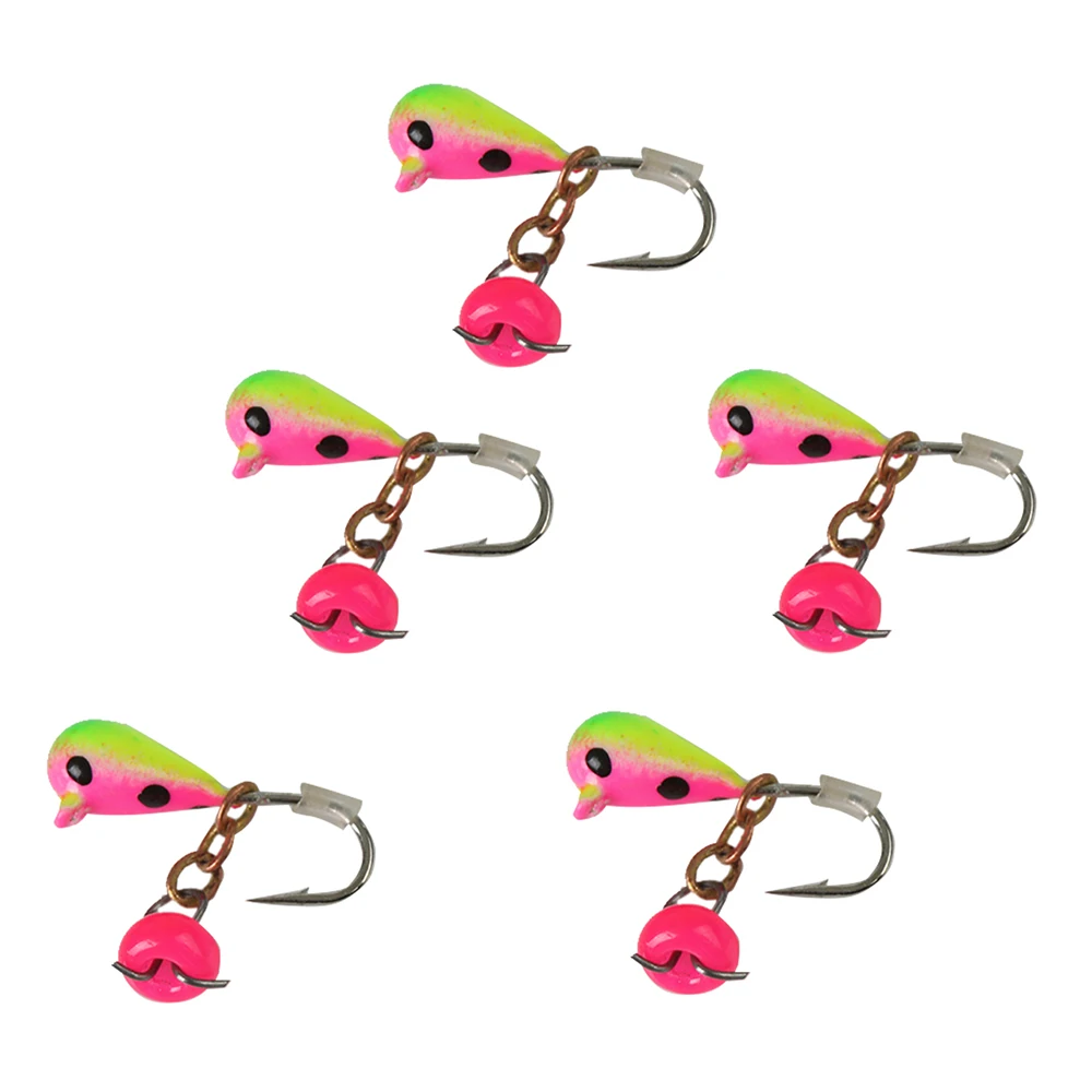 5pc Ice jig 026 eye Maximumcatch 0,42 г-1,90 г вольфрамовый джиг для подледной рыбалки 11 мм-17 мм приманка для подледной рыбалки 16#14#12# японский крючок для зимней рыбалки - Цвет: 5pc Ice jig 026 eye