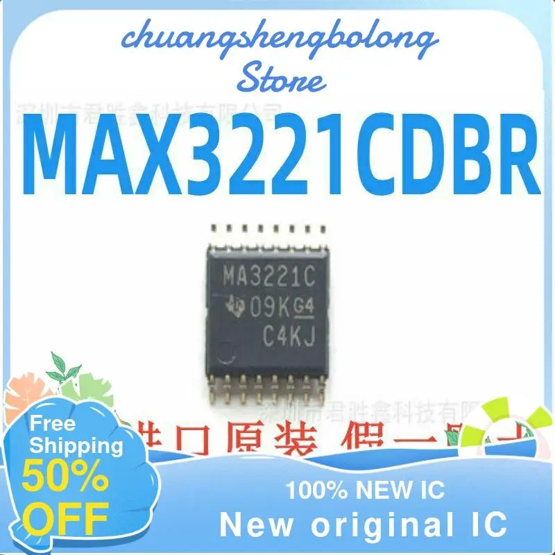 

10-200 шт. MAX3221CDBR MA3221C SSOP16 nuevo original