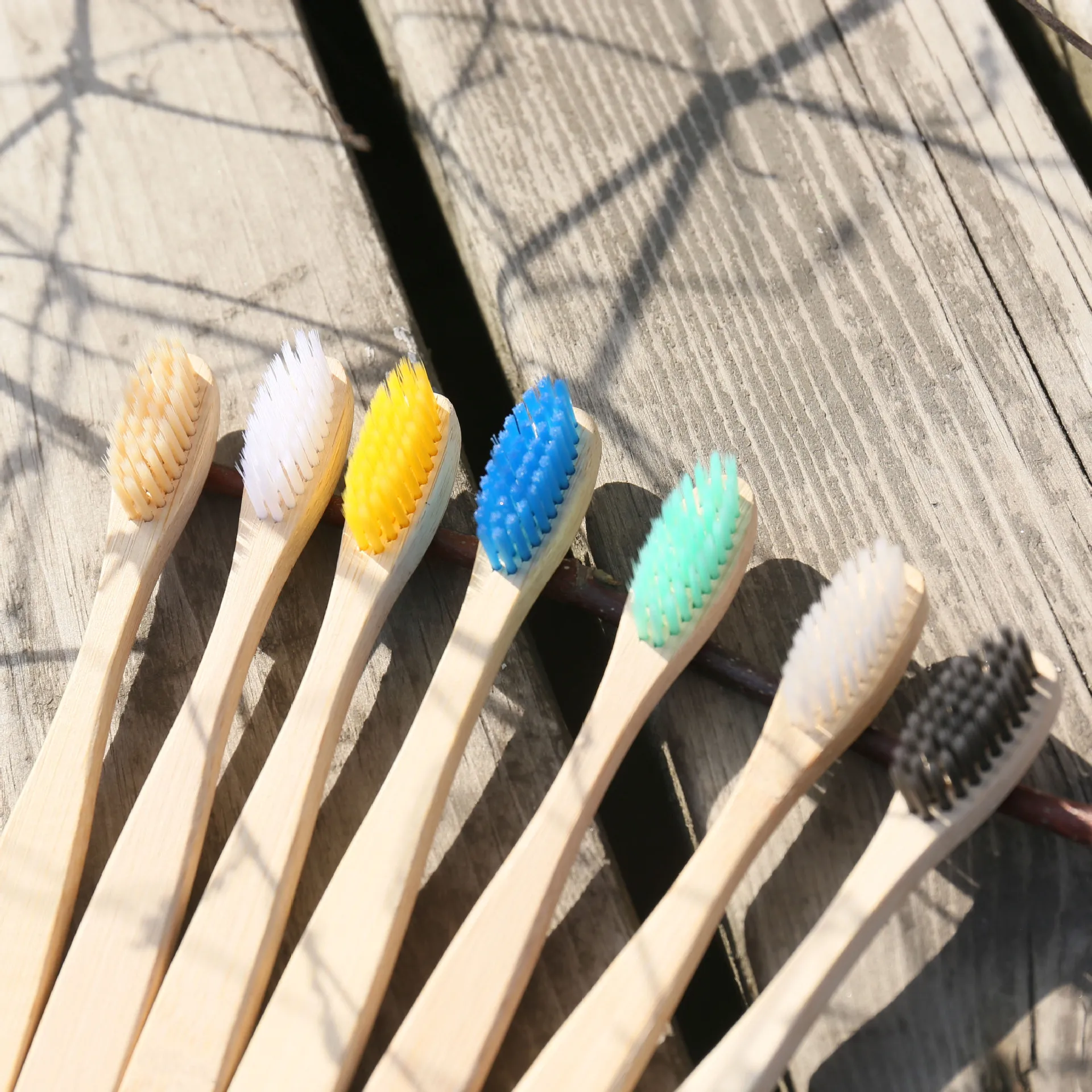 

New 10 Piece Charcoal Bamboo Toothbrush Colorful Soft Tooth Brush Eco Friendly Products Zero Waste for Toothbrushes Oral Hygiene