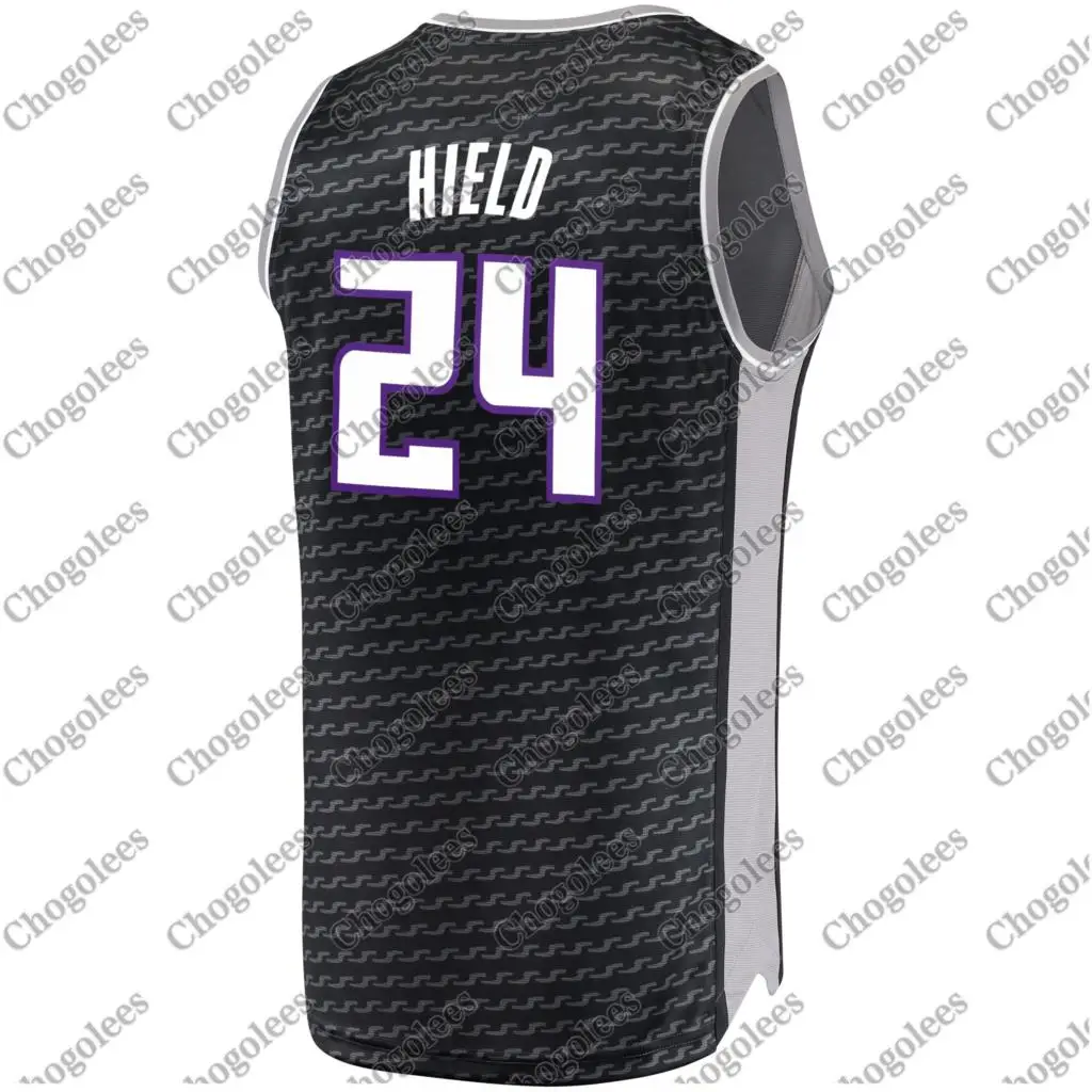 

Men Basketball Jersey Buddy Hield Sacramento Branded Fast Break Jersey Black Statement Edition