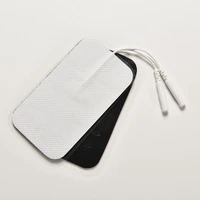1pair electrode pads long life head electrode lead wirescable tens electrode pads for ems tens machine massager
