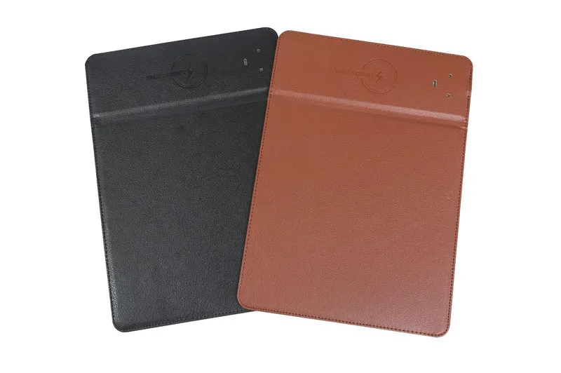 Из искусственной кожи Мышь Pad 2 в 1 Беспроводной Зарядное устройство коврик для зарядки мыши настольное Беспроводное зарядное устройство