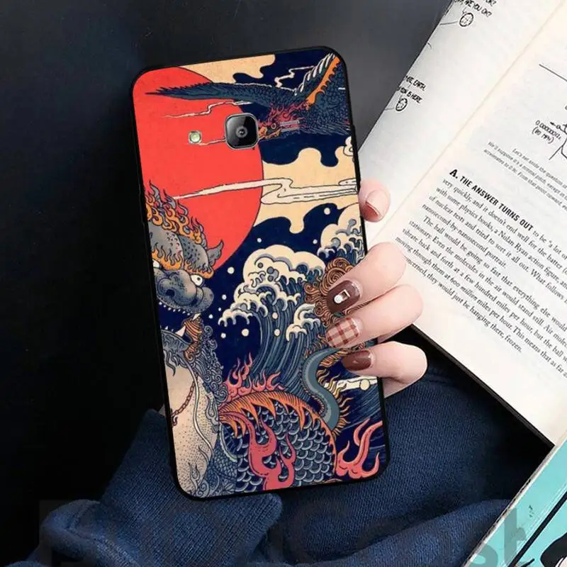 

Japanese Style Art Phone Case For Samsung galaxy S 7 8 9 10 20 edge A 6 10 20 30 50 51 52 70 note plus