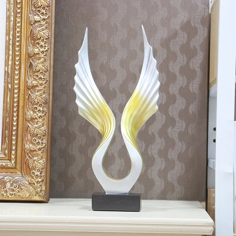 Nordic Style Simple Dapeng Spread Wings Abstract Small Decoration Home Living Room Restaurant Study | Дом и сад