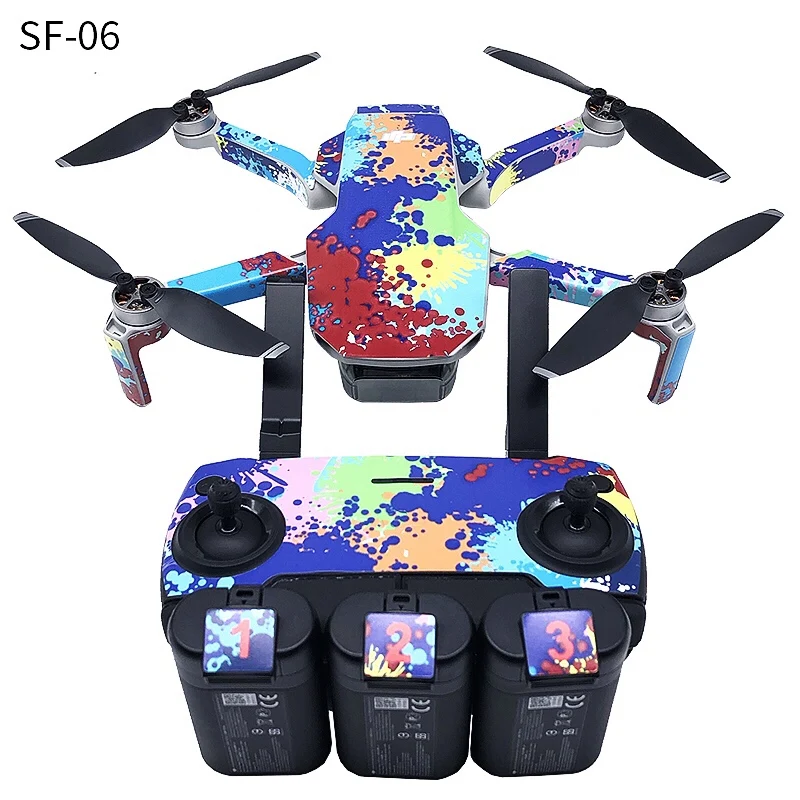 DJI Mavic Mini Royal мини-наклейка на корпус с пультом дистанционного управления все включено защитная пленка флуоресцентная Водонепроницаемая импортная бесшовная Защита от царапин - Цвет: Style 5