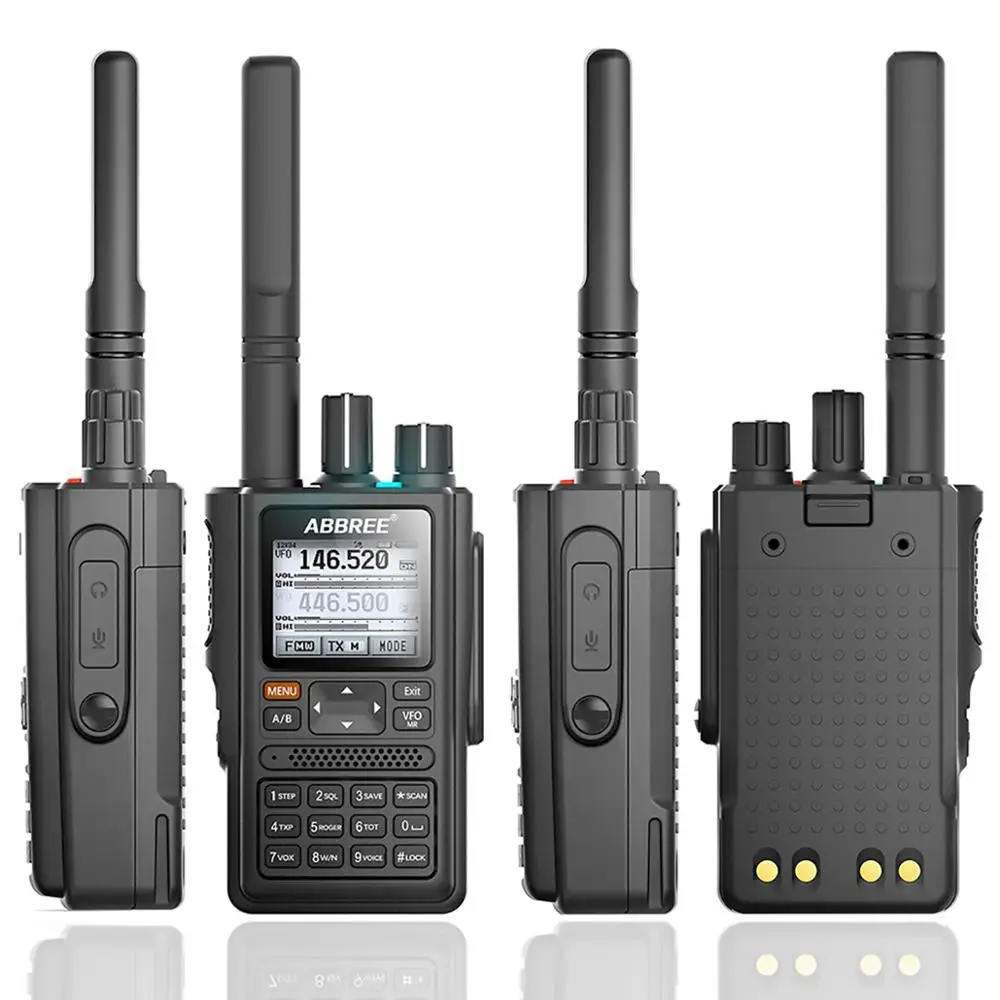 ABBREE Φ несколько полос рация с GPS высокой мощности 8 Вт CTCSS dcs Обнаружение цвета