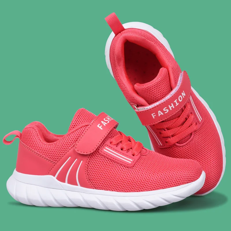 Дышащая сетчатая мягкая детская обувь модная повседневная для девочек