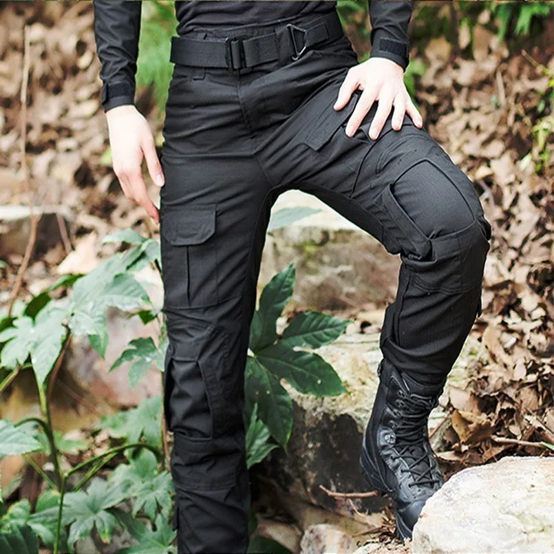 

Брюки-карго мужские камуфляжные, профессиональные тактические штаны в стиле милитари, армейские спецназ, дышащие повседневные штаны, не ск...