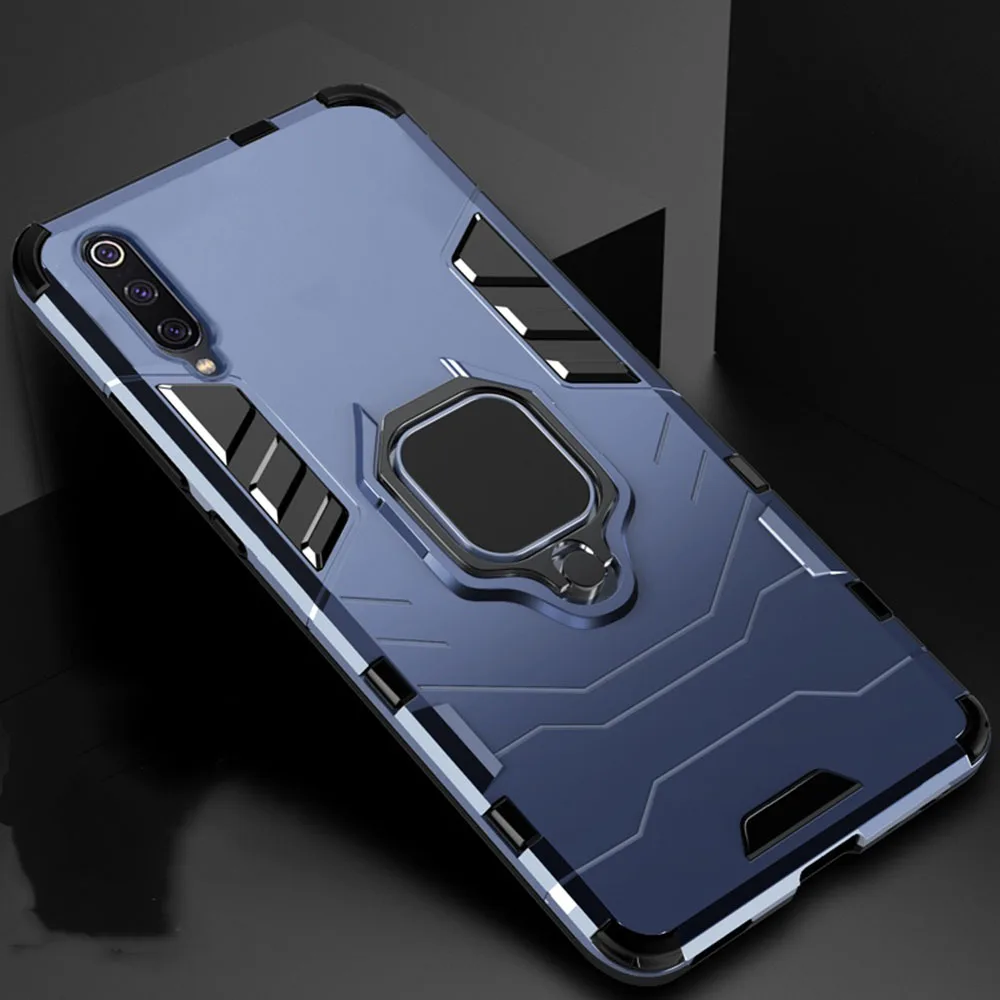 Тёмно-синий KEYSION ударопрочный армированный чехол для samsung Galaxy A50 A70 A30 A20 A10 A50s A30s A7 A8 A9 чехол для телефона для samsung Note 9 10 - Цвет: Тёмно-синий