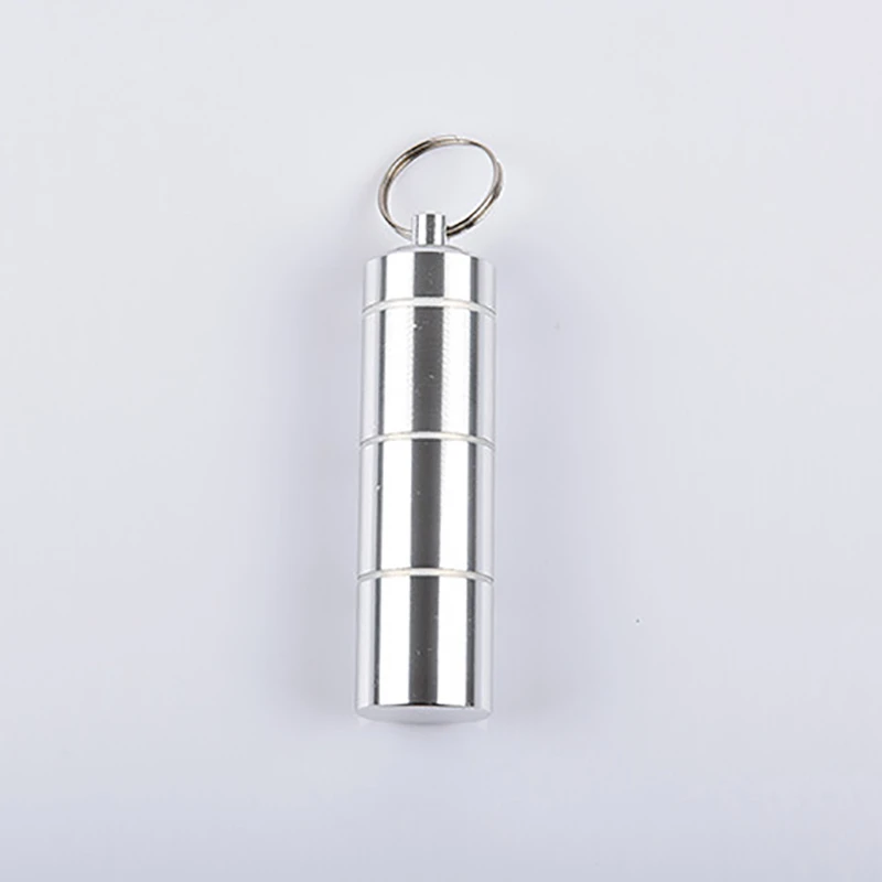 1 шт. уличный Портативный Карманный чехол для таблеток Серебряный лекарств