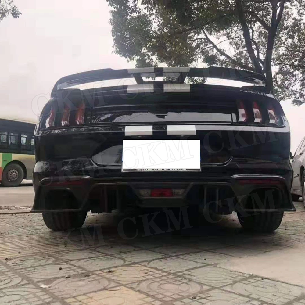 Задний спойлер из углеродного волокна для Ford Mustang 2015 2016 2017 2018 2019 в стиле плавников