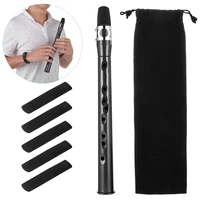 mini pocket bb saxophone alto mouthpiece abs sax with 5 reeds black saxophone set woodwind musical instruments accessories new