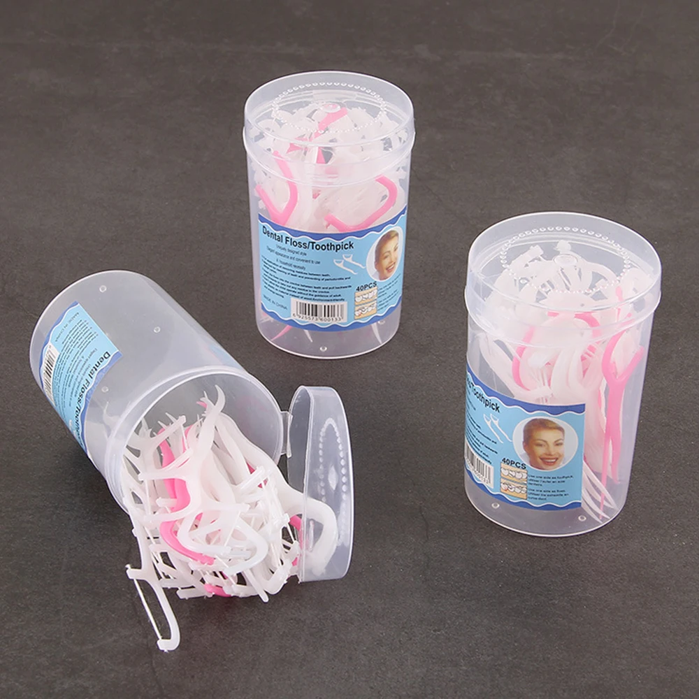 Одноразовая зубная нить палочка для чистки зубов 7 5 см межзубная щетка