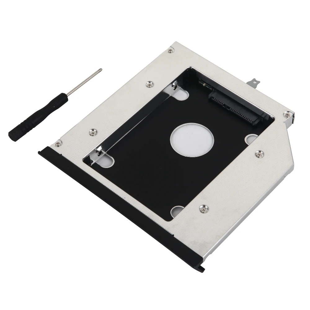 

with Bezel + Bracket 2nd SATA 3.0 2.5" Hard Drive HDD SSD Optical Caddy Frame Tray for Lenovo ThinkPad L410 L412 L420 L421