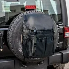 Вместительный запасной мусорный мешок для шин внедорожника для Jeep Wrangler TJ JK JKU JL JLU 2007-2021, запасная сумка для хранения шин