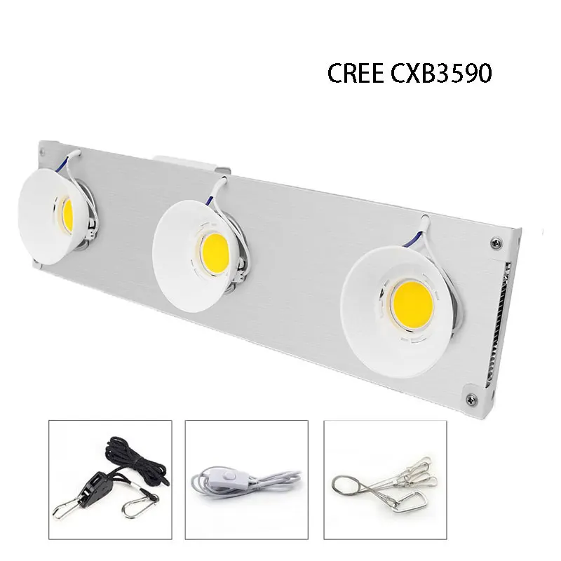 Диммируемый CREE CXB3590 300 Вт COB светодиодный светильник для выращивания полный спектр Vero29 Citizen светодиодный светильник для выращивания растений в помещении светильник ing - Испускаемый цвет: CREE CXB3590-X3S