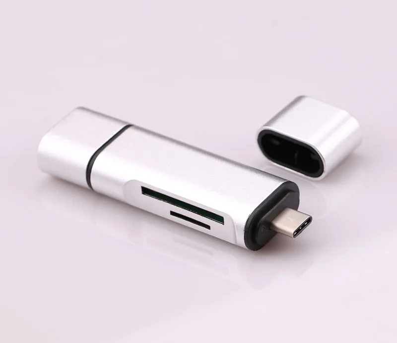 Micro USB Type C 3 в 1 устройство для чтения карт памяти SD TF Samsung Galaxy S21 S20 Huawei P50 P40 LG OTG
