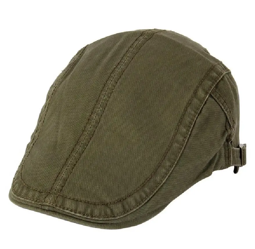 Men's Hat Berets Cap Golf Driving Sun Flat Cap Fashion Cotton Berets Caps for Men Casual Peaked Hat