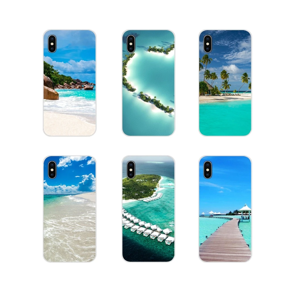 Чехол для мобильного телефона с изображением Мальдивских Островов пляжей и