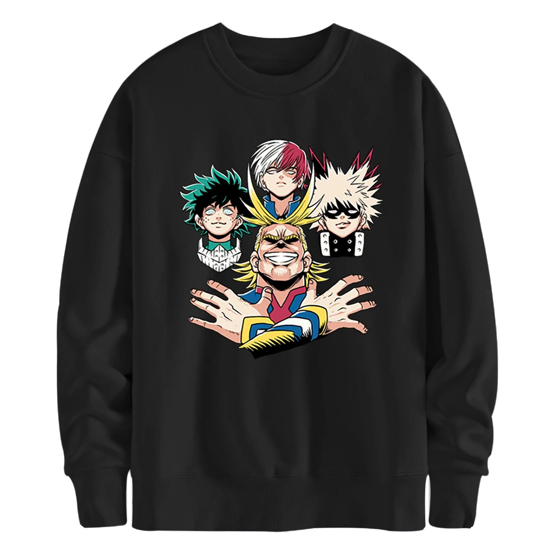 My hero Академия с длинными рукавами толстовки для мужчин Модная брендовая одежда