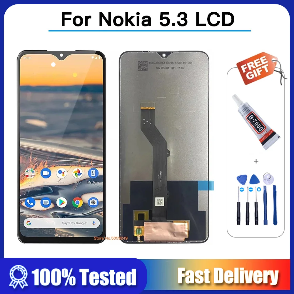 Оригинальный экран 6 55 дюйма для Nokia 1234 ЖК-дисплей с сенсорным экраном заменяемый