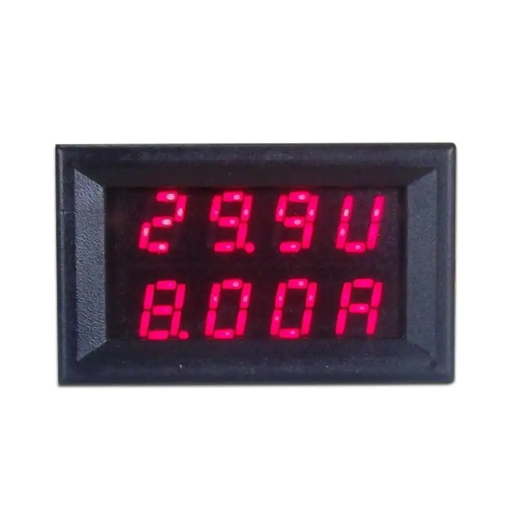 Электронный цифровой вольтметр амперметр постоянного тока 0-200 в двойной