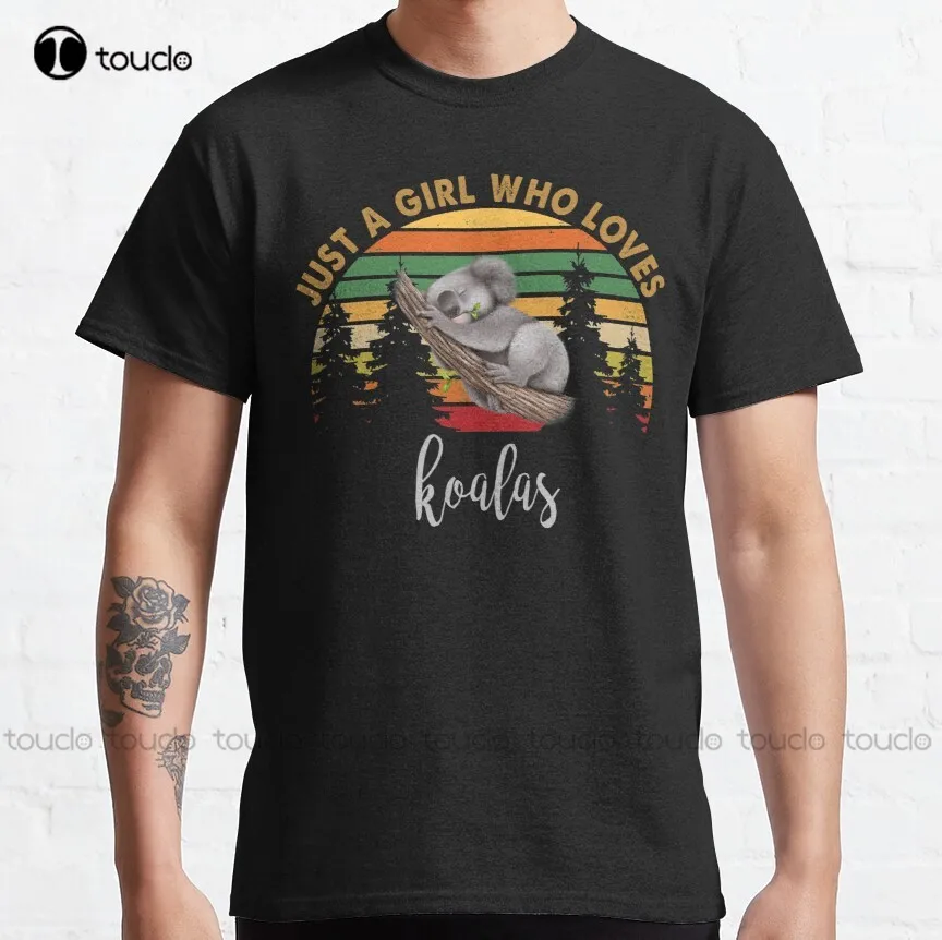 

Футболка унисекс с надписью «Just A Girl Who Loves Koalas 12»