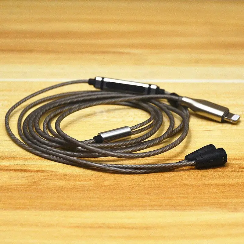 USB C to mmcx Upgrade Headphone Cable ALC5686 DAC Mic Converter DIY Replacement Cord for Sony Shure Sennheiser IE80 80s se215 | Мобильные